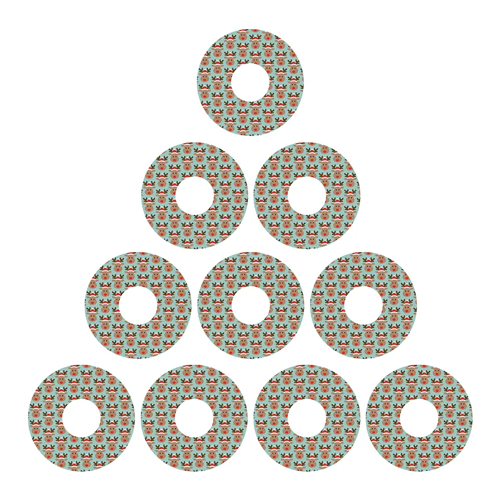 Christmas rudolph adhesive patches - all devices.
