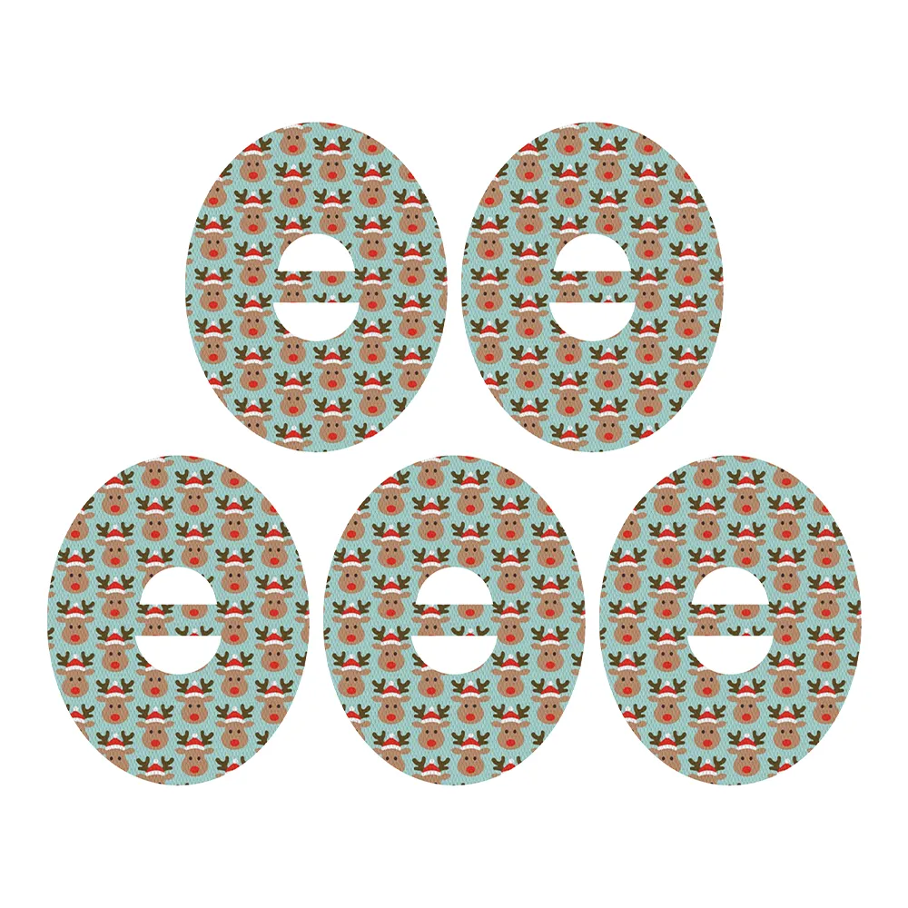 Christmas rudolph adhesive patches - all devices.