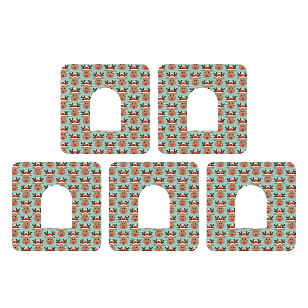Christmas rudolph adhesive patches - all devices.
