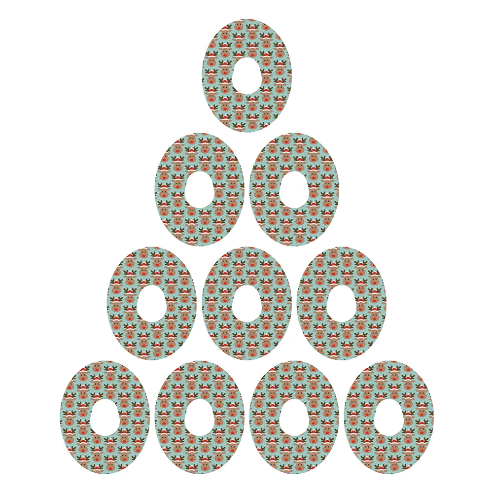 Christmas rudolph adhesive patches - all devices.