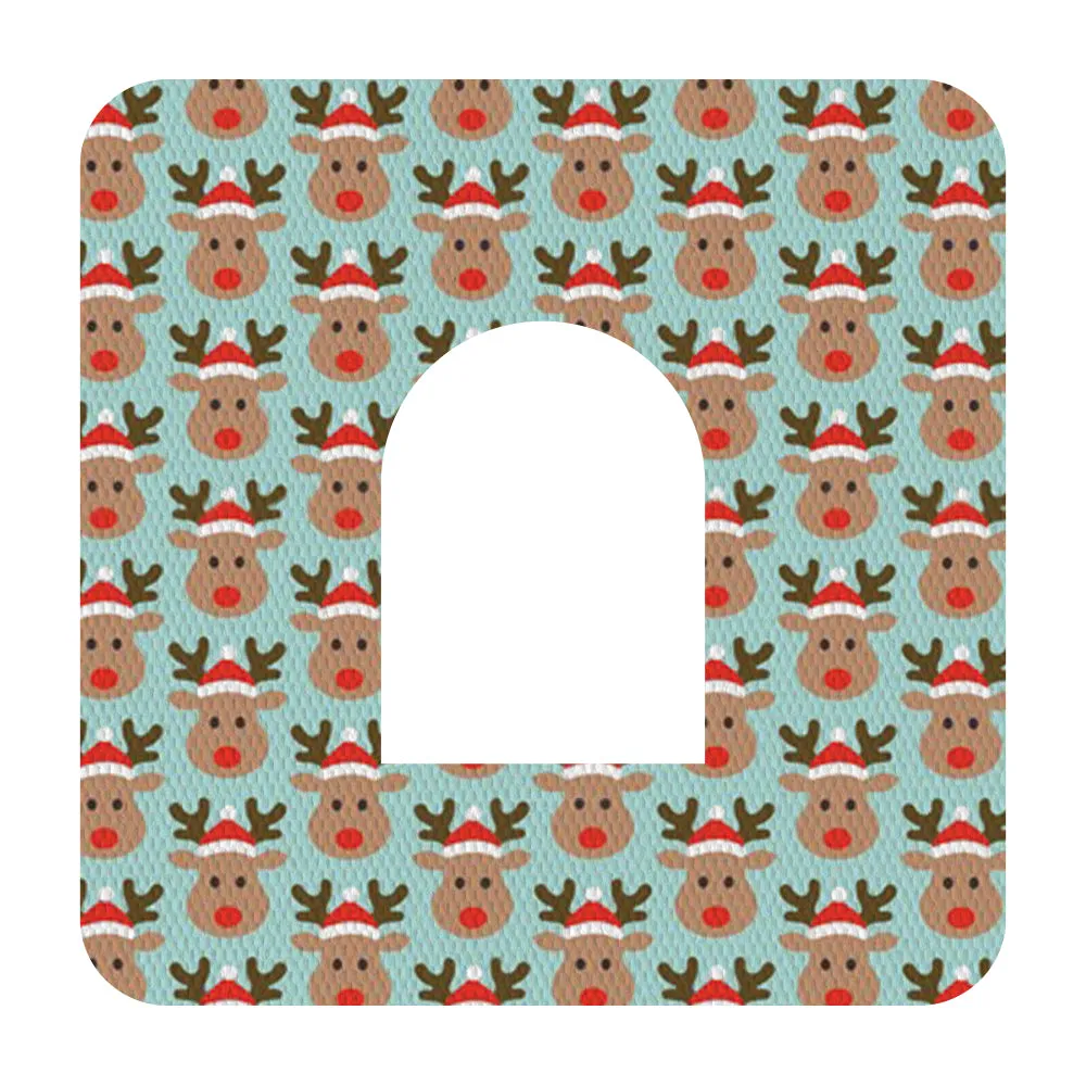 Christmas rudolph adhesive patches - all devices.