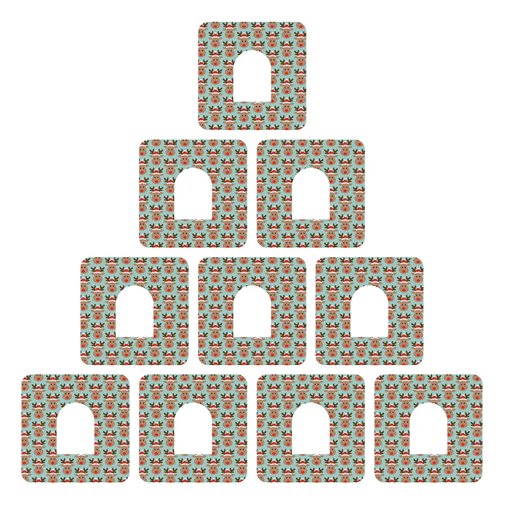 Christmas rudolph adhesive patches - all devices.