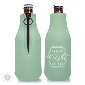 Collapsible Foam Zippered Bottle Cooler #195Z - To Have and To Hold