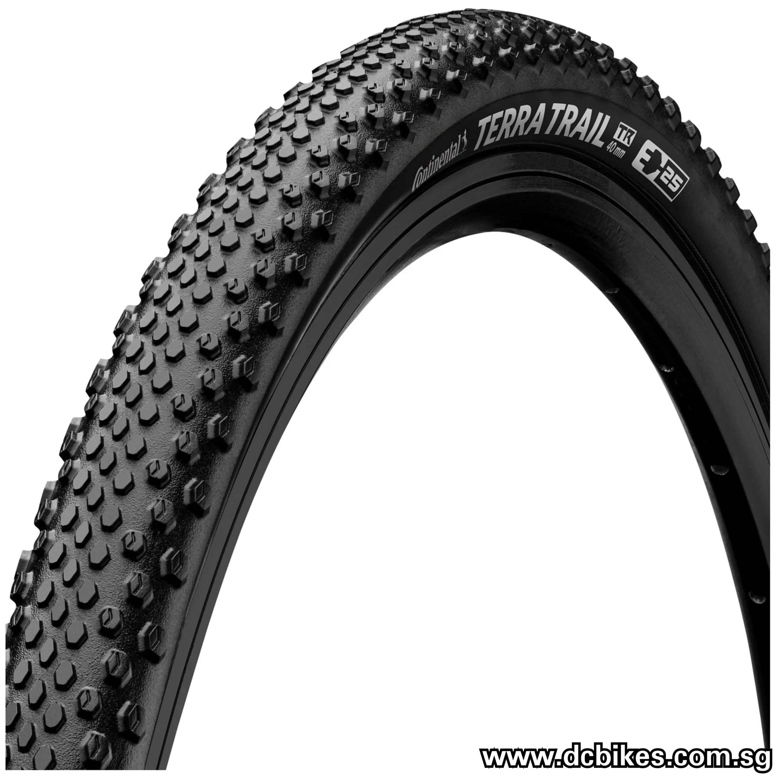 Continental 27.5 X 1.75 Terra Trail Black | Skinwall Creme Tubeless Gravel Folding Tyres (2 Tires) Etrto 47-584