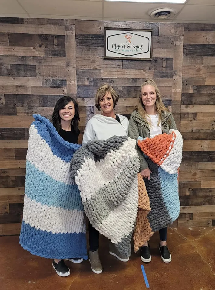 Cozy Knot Blanket Workshop