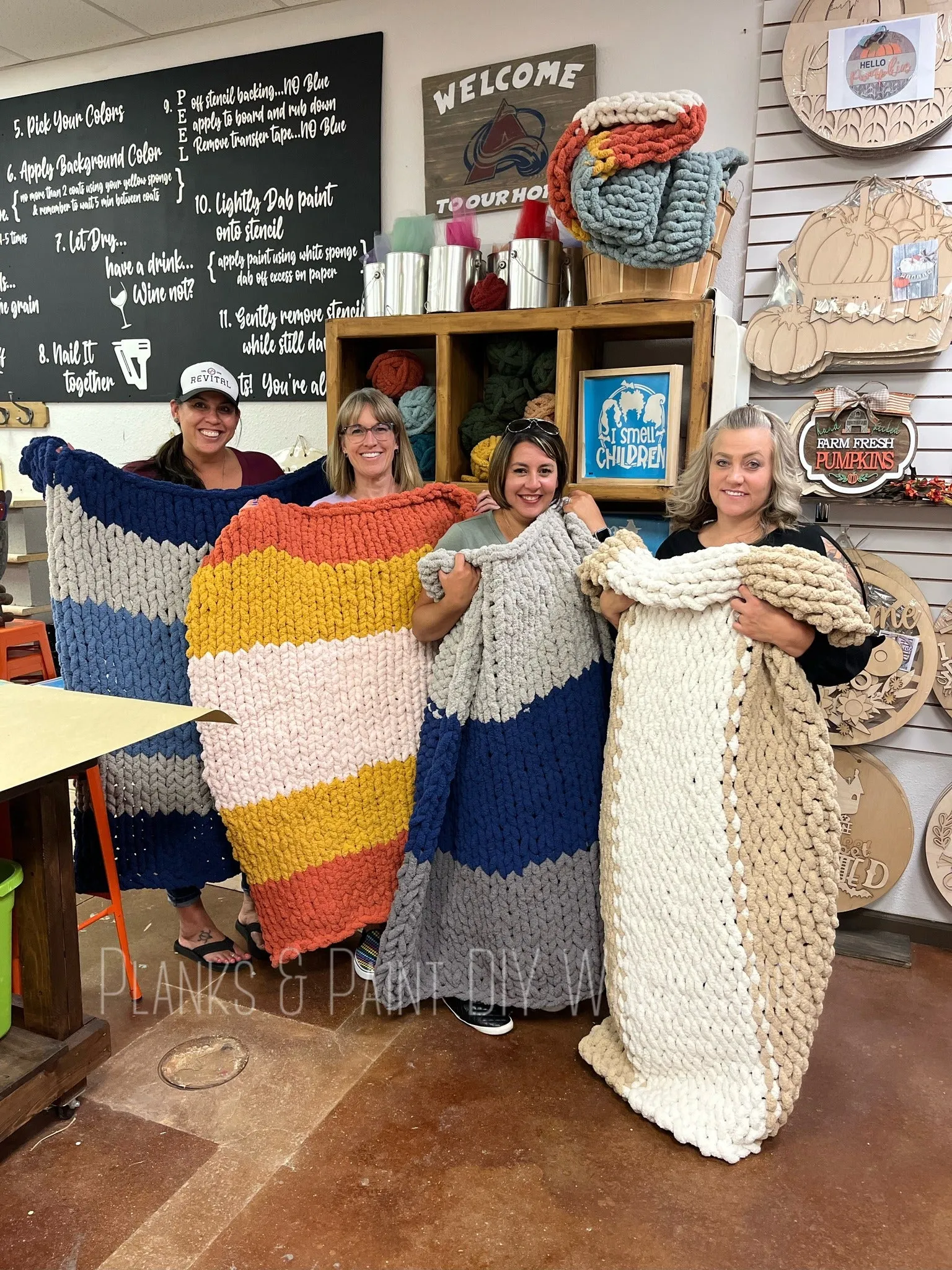 Cozy Knot Blanket Workshop