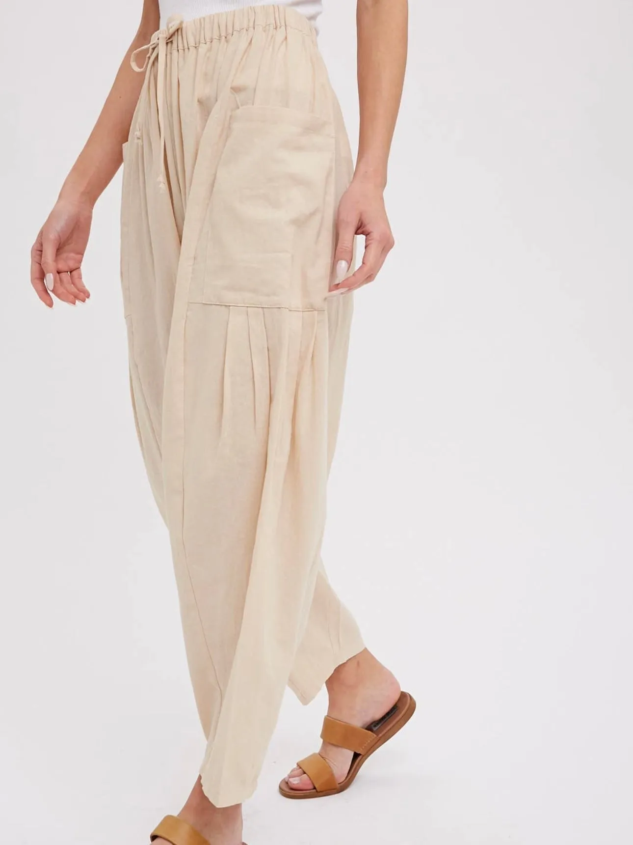 Easy Go Pants: Beige
