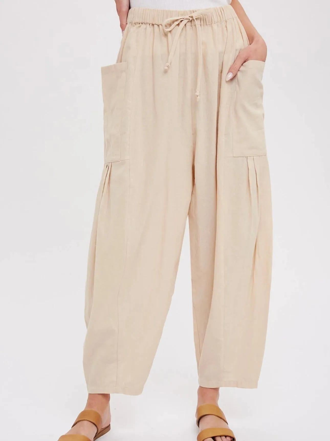 Easy Go Pants: Beige
