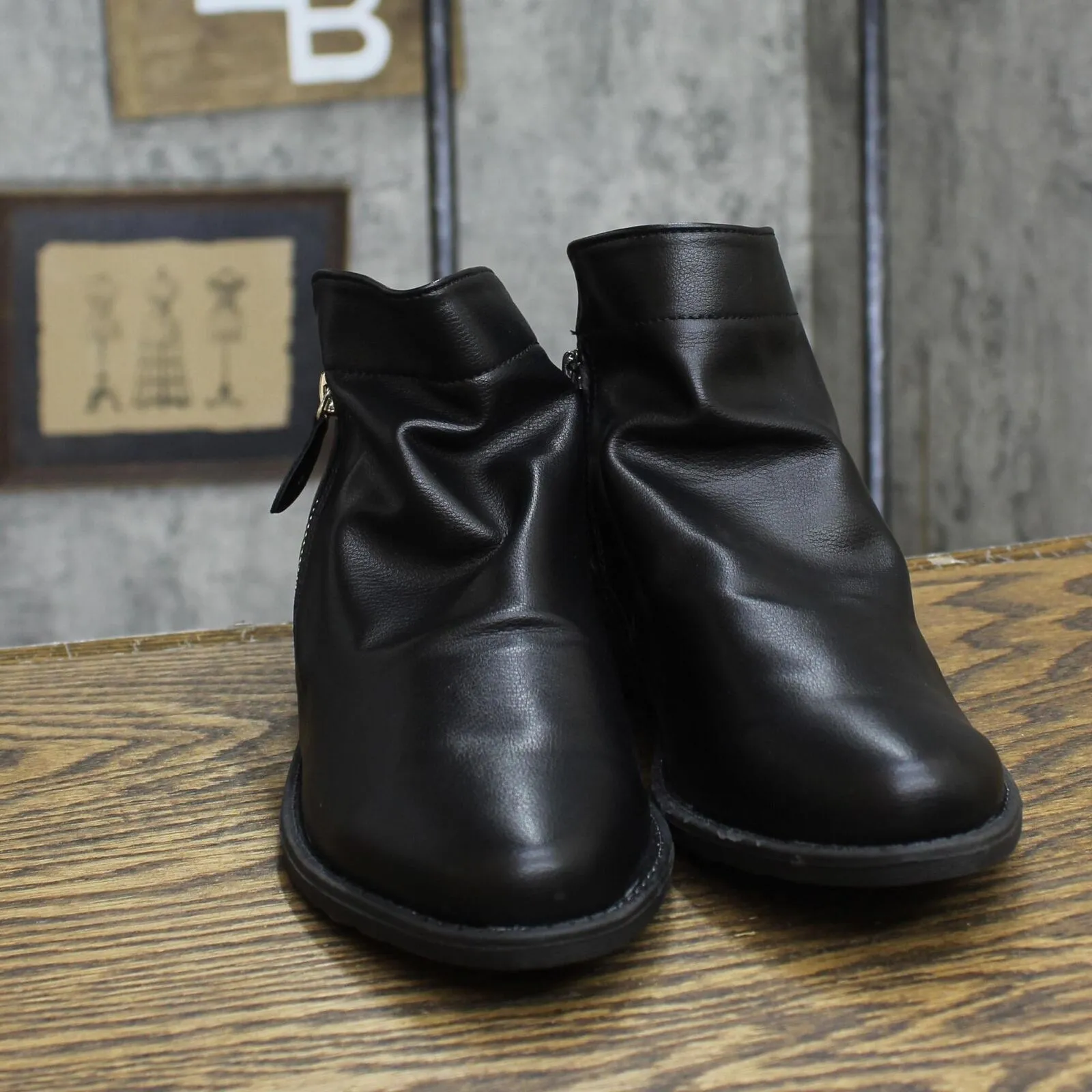 Easy Street Women's Gusto Ankle Boot GUSTOWBLACKMATTE Black Matte 6W