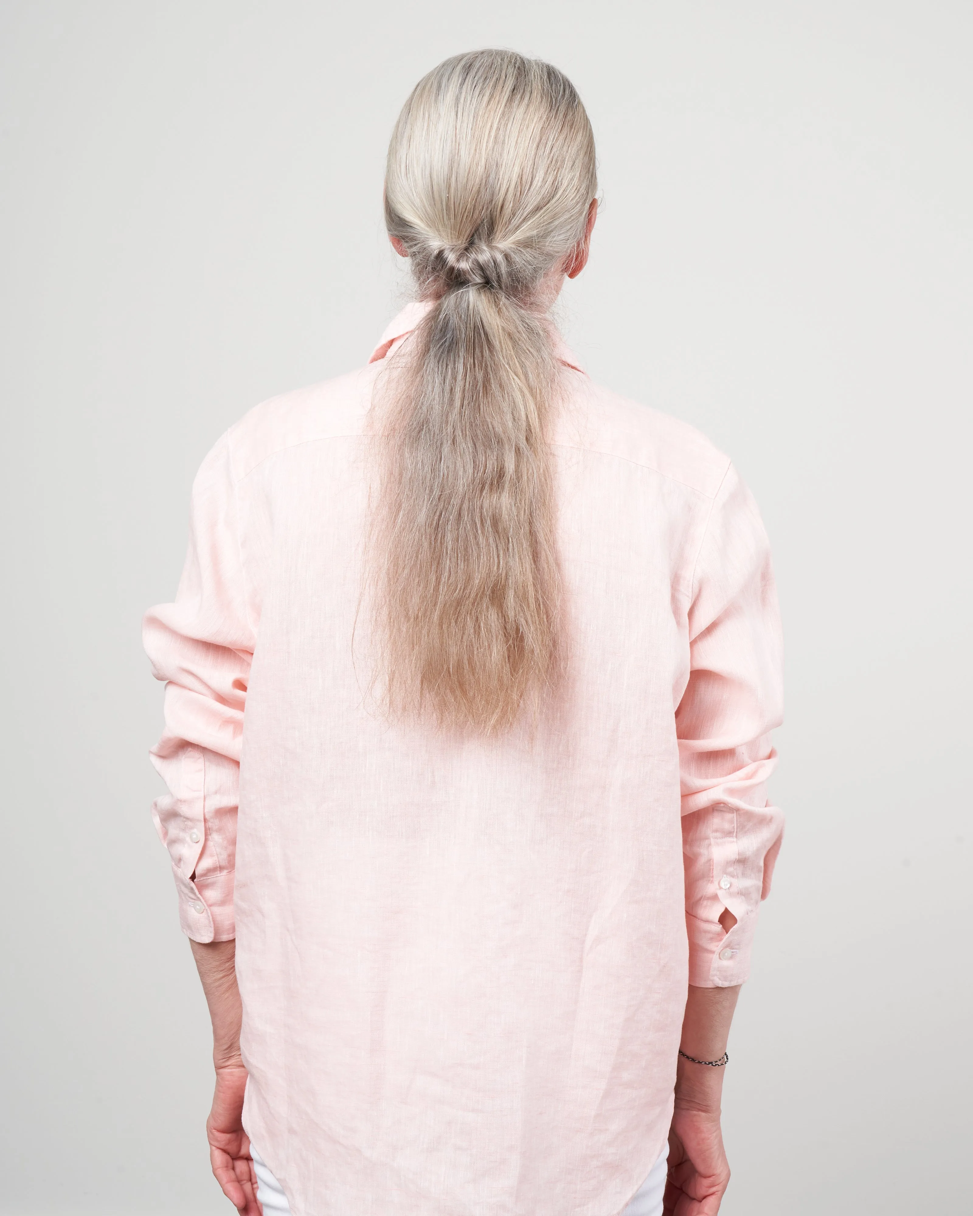 eileen woven button up - blush