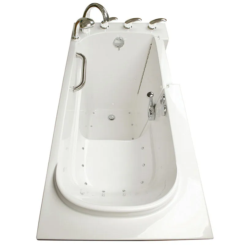 Ella's Bubbles 265302 Narrow 26-in Wide Air Massage Walk In Bath