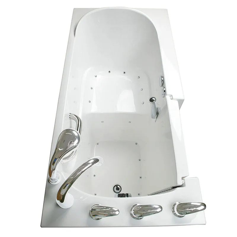 Ella's Bubbles 265302 Narrow 26-in Wide Air Massage Walk In Bath