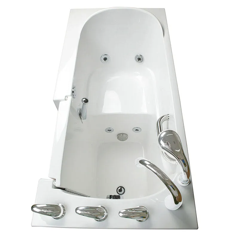 Ella's Bubbles 265303 Narrow 26-in Wide Hydro Massage Walk In Bath
