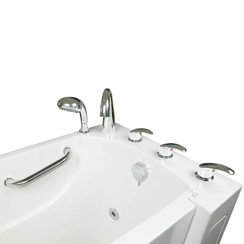 Ella's Bubbles 265303 Narrow 26-in Wide Hydro Massage Walk In Bath