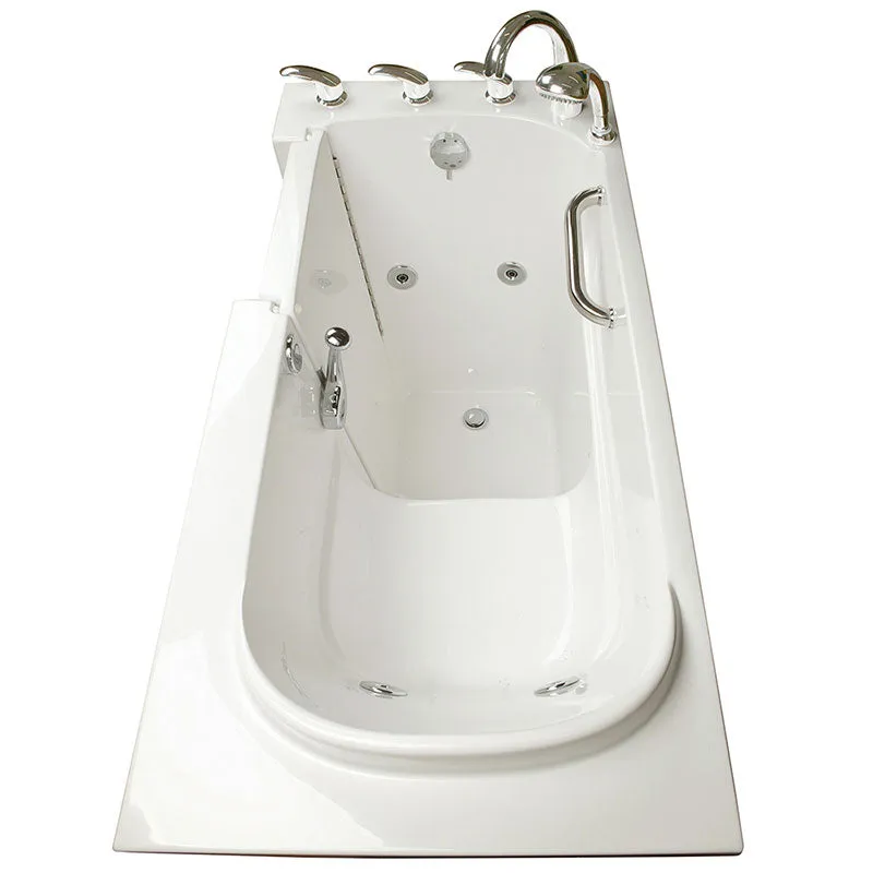 Ella's Bubbles 265303 Narrow 26-in Wide Hydro Massage Walk In Bath