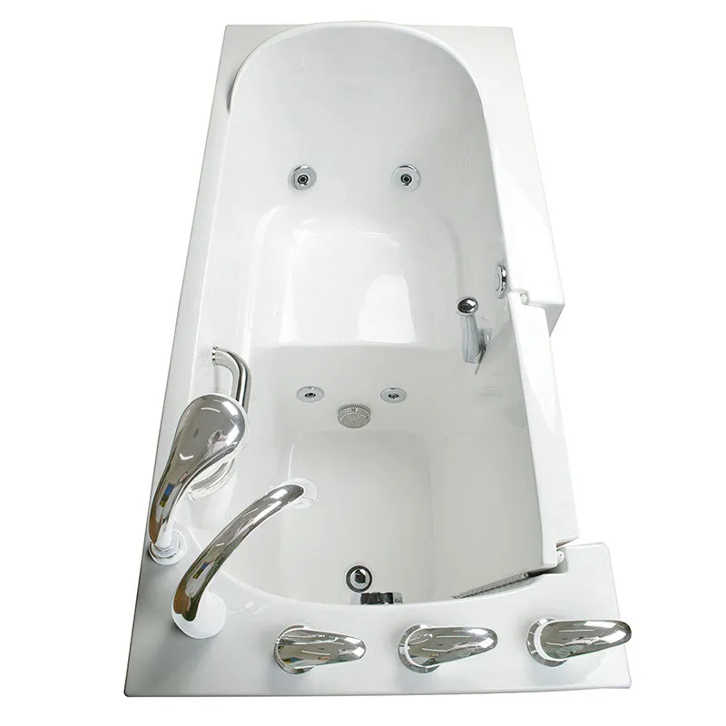 Ella's Bubbles 265303 Narrow 26-in Wide Hydro Massage Walk In Bath