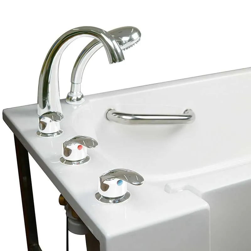 Ella's Bubbles 265303 Narrow 26-in Wide Hydro Massage Walk In Bath