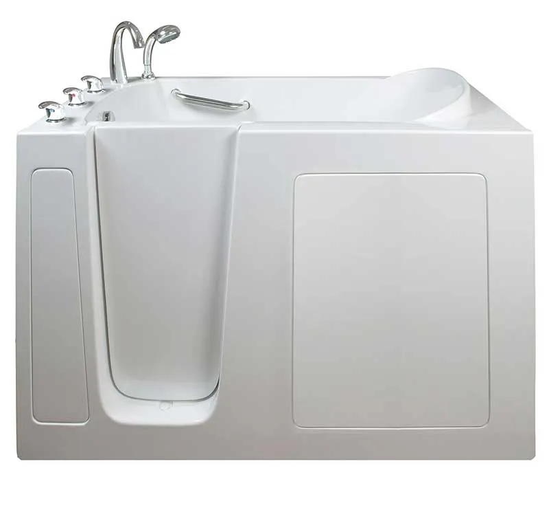 Ella's Bubbles 265303 Narrow 26-in Wide Hydro Massage Walk In Bath