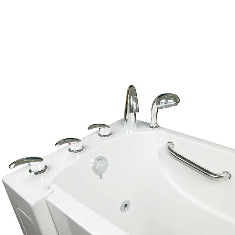 Ella's Bubbles 265303 Narrow 26-in Wide Hydro Massage Walk In Bath