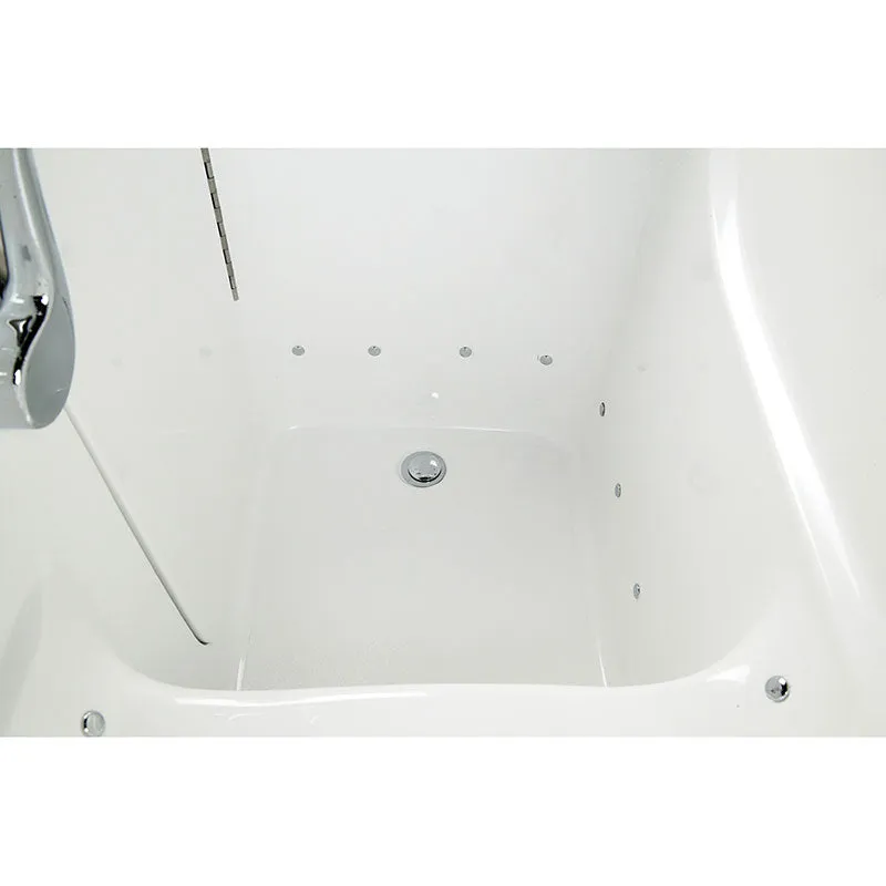 Ella's Bubbles 305212 Low 3.5-in Threshold Air Massage Walk In Bath