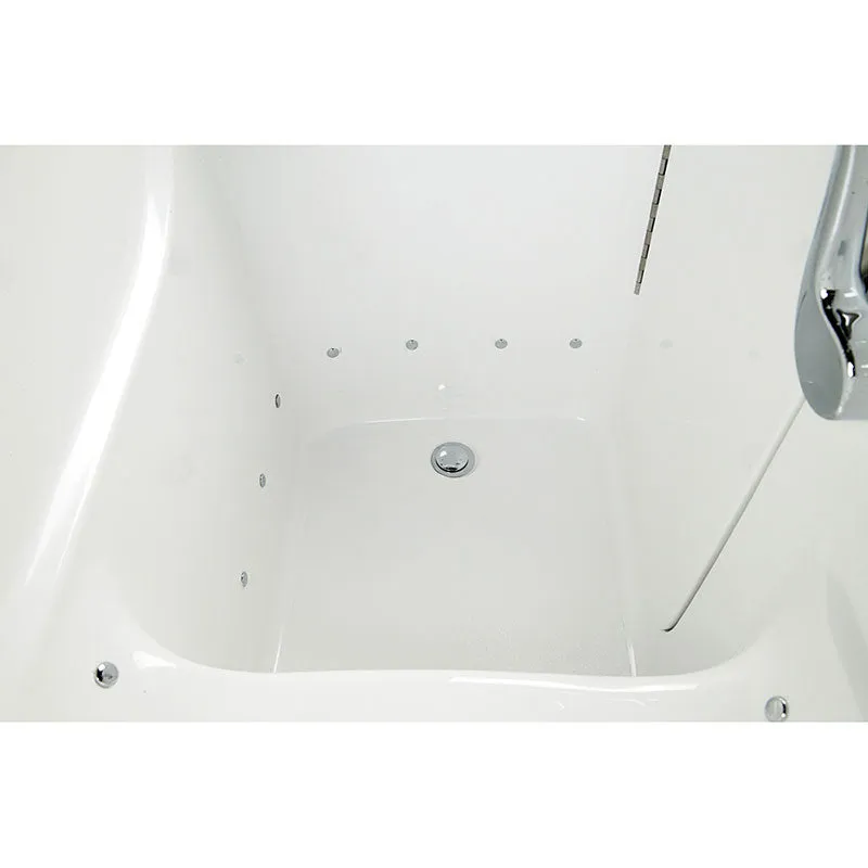 Ella's Bubbles 305212 Low 3.5-in Threshold Air Massage Walk In Bath