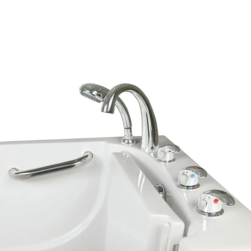 Ella's Bubbles 305214 Low 3.5-in Threshold Air & Hydro Massage Walk In Bath