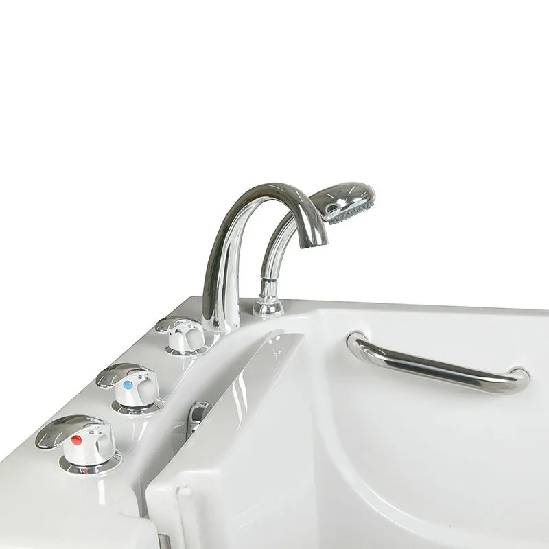 Ella's Bubbles 305214 Low 3.5-in Threshold Air & Hydro Massage Walk In Bath