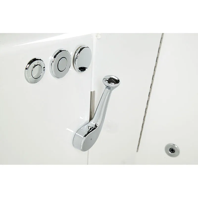 Ella's Bubbles 305214 Low 3.5-in Threshold Air & Hydro Massage Walk In Bath