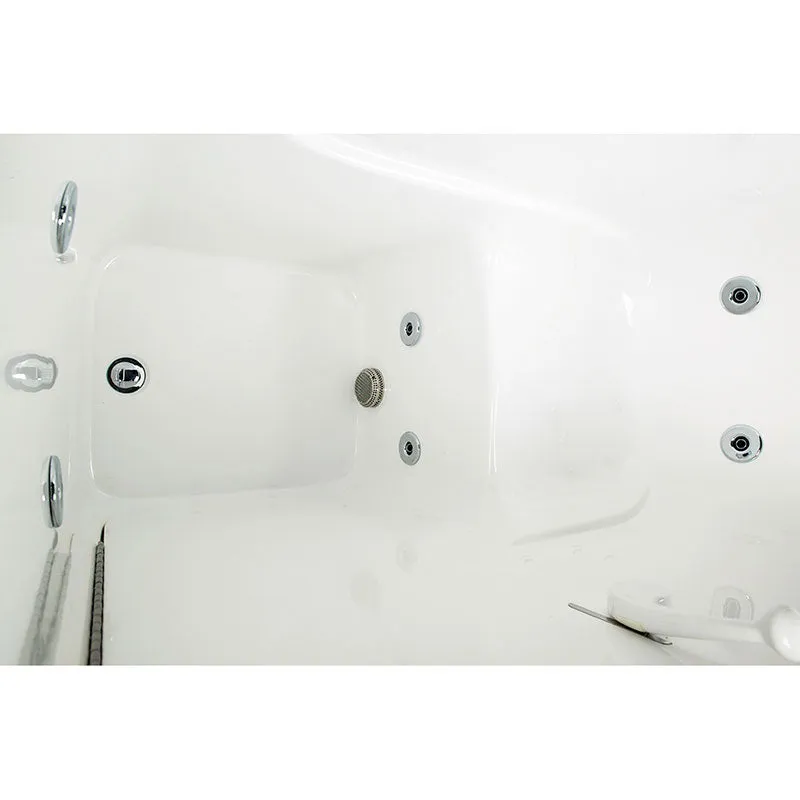 Ella's Bubbles 305503 Deep 46-in High Hydro Massage Walk In Bath
