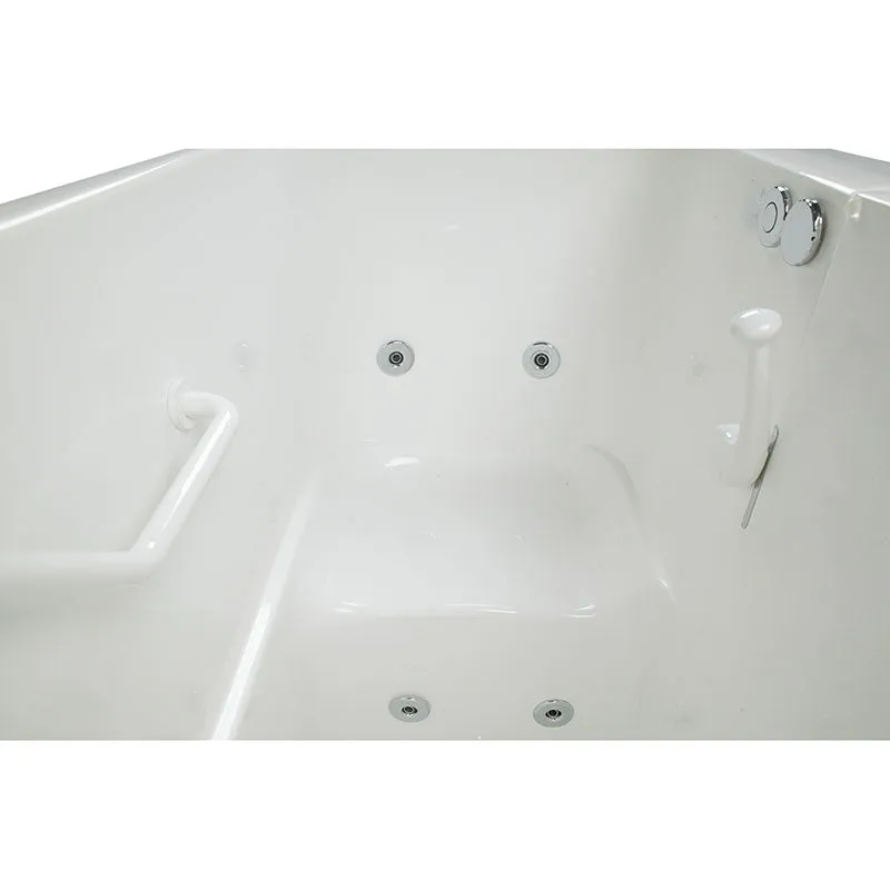 Ella's Bubbles 305503 Deep 46-in High Hydro Massage Walk In Bath