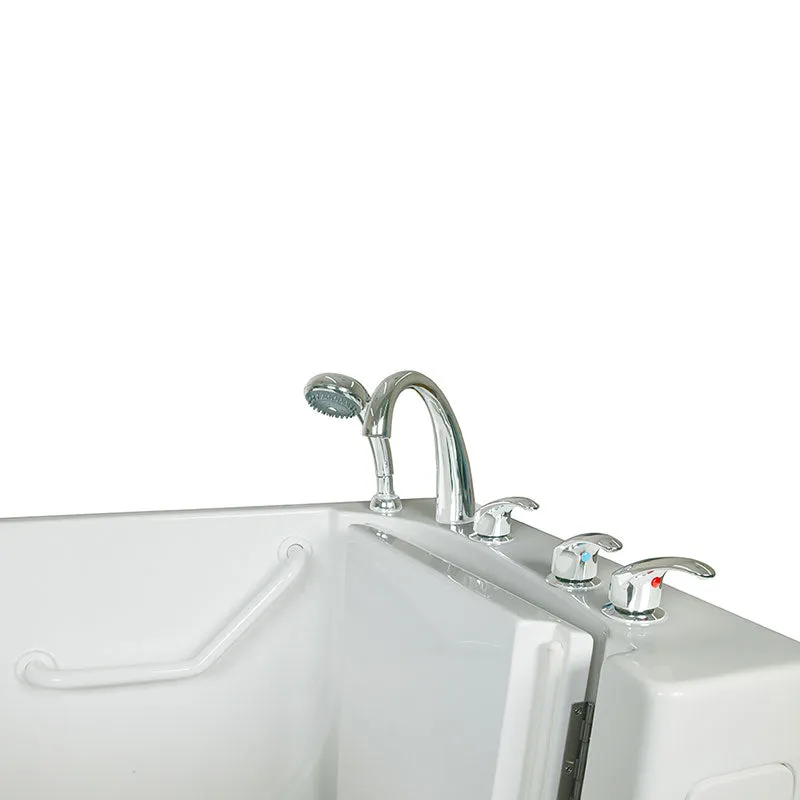 Ella's Bubbles 305503 Deep 46-in High Hydro Massage Walk In Bath