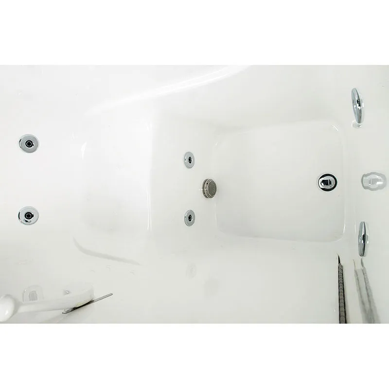 Ella's Bubbles 305503 Deep 46-in High Hydro Massage Walk In Bath