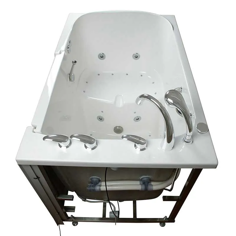Ella's Bubbles 355504 Bariatric Air & Hydro Massage Walk In Bath