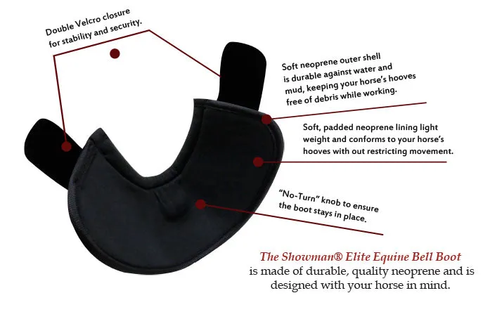 Equine Elite Bell Boots Medium