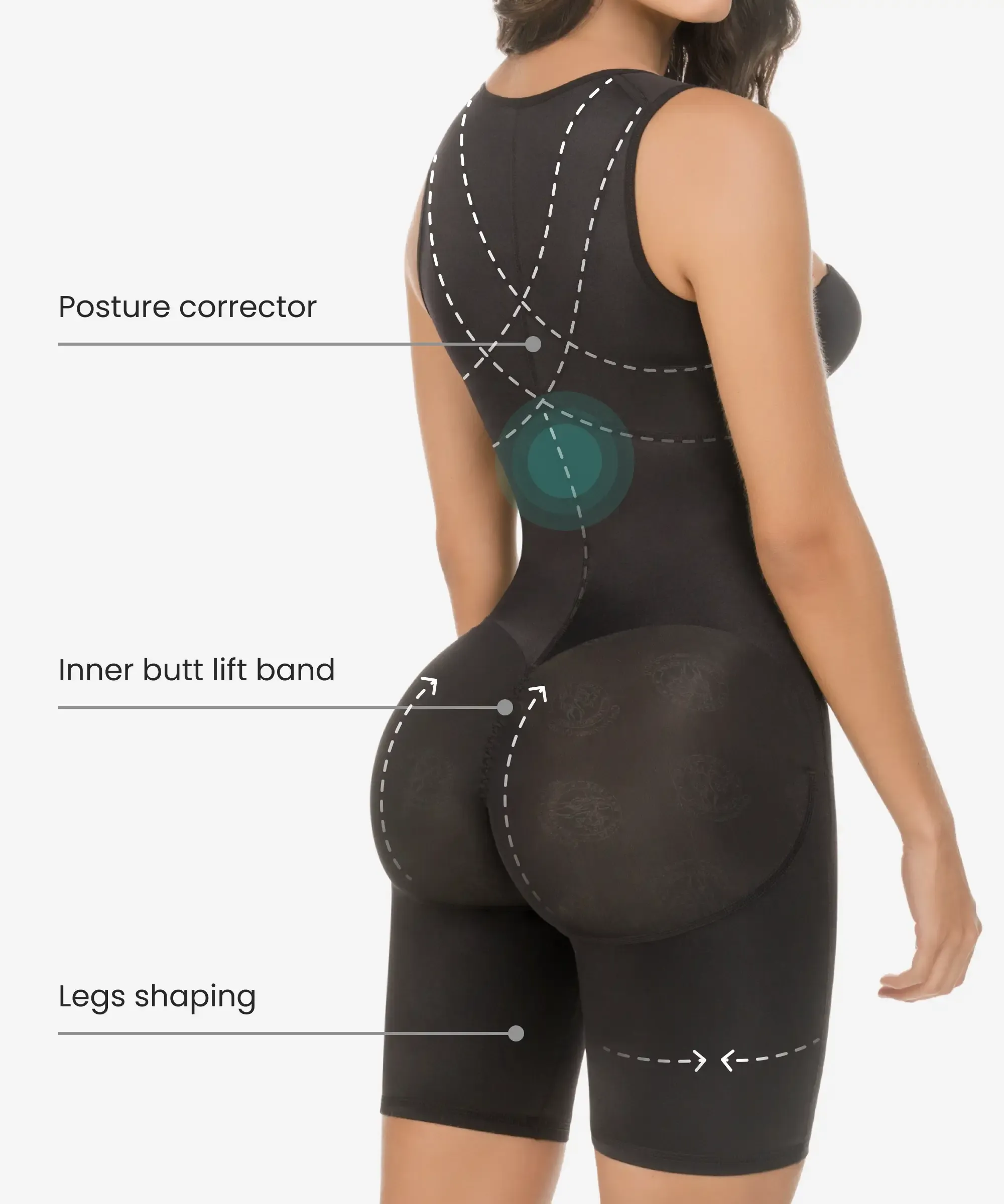Extra support ultra flex slimming bodysuit - Style 609