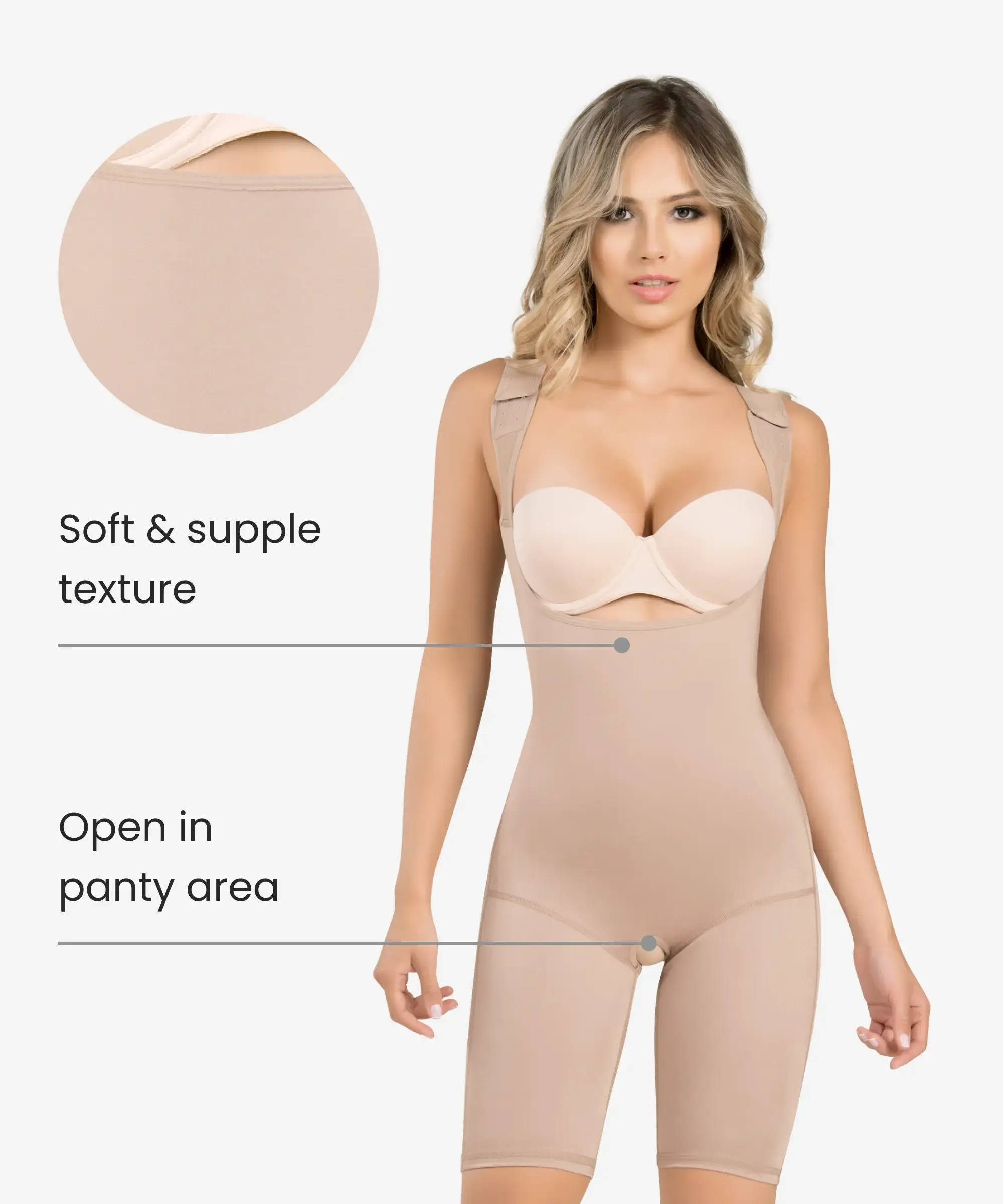 Extra support ultra flex slimming bodysuit - Style 609