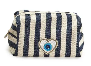 Eye on You Striped Woven Bag