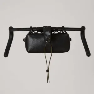FINGERSCROSSED #Leather Handlebar Bag