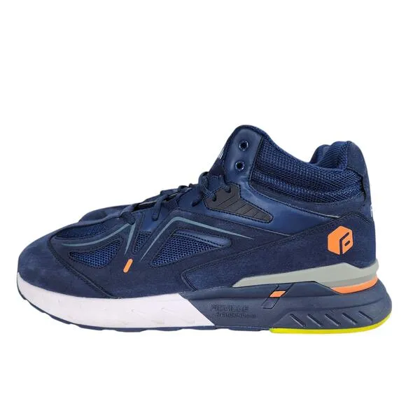 FitVille Marca High Top Sneaker 15W Men Blue  Hiking Recovery Power Rebound Core