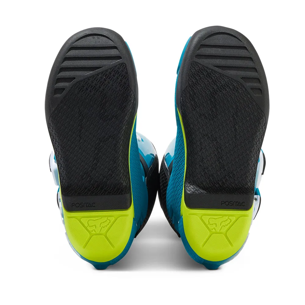 FOX YOUTH COMP BOOTS [BLUE/YELLOW]