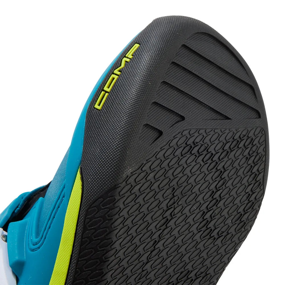 FOX YOUTH COMP BOOTS [BLUE/YELLOW]