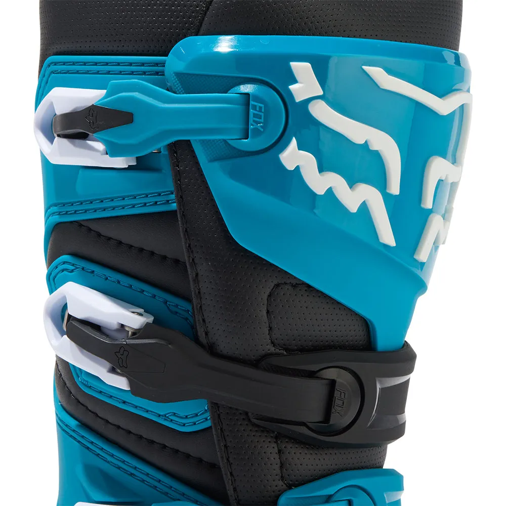 FOX YOUTH COMP BOOTS [BLUE/YELLOW]