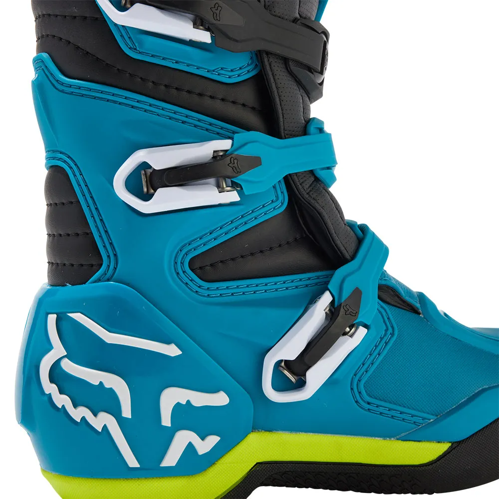 FOX YOUTH COMP BOOTS [BLUE/YELLOW]