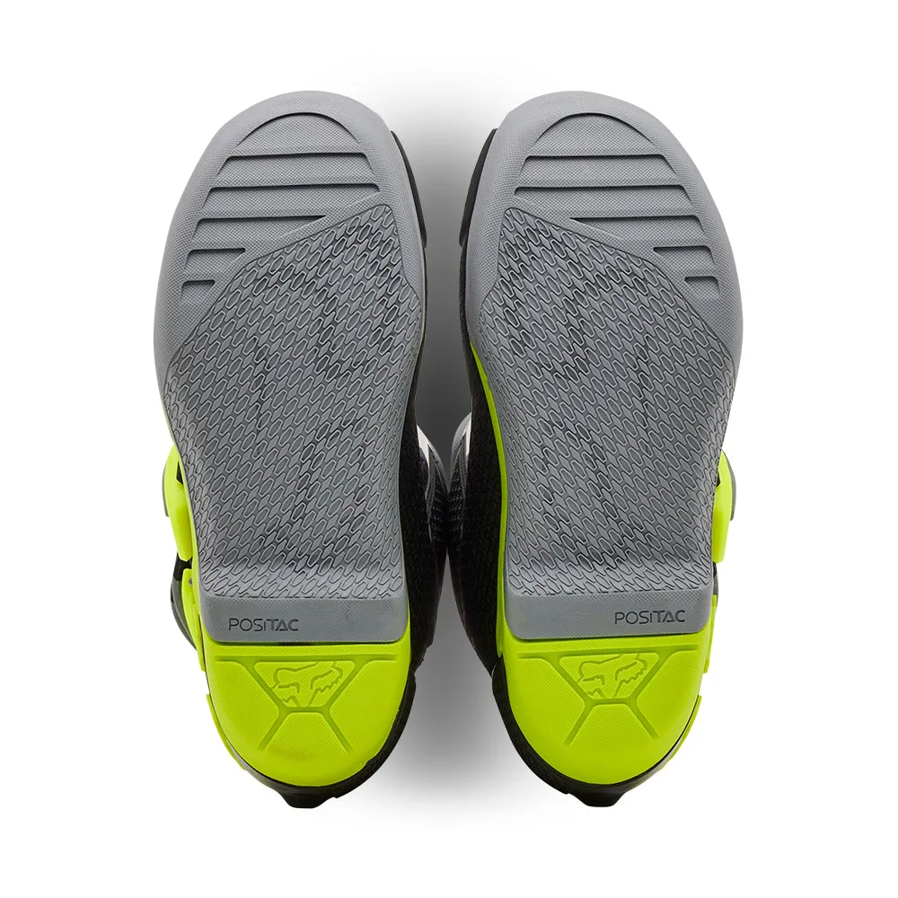 FOX YOUTH COMP BOOTS [GREY/YELLOW]