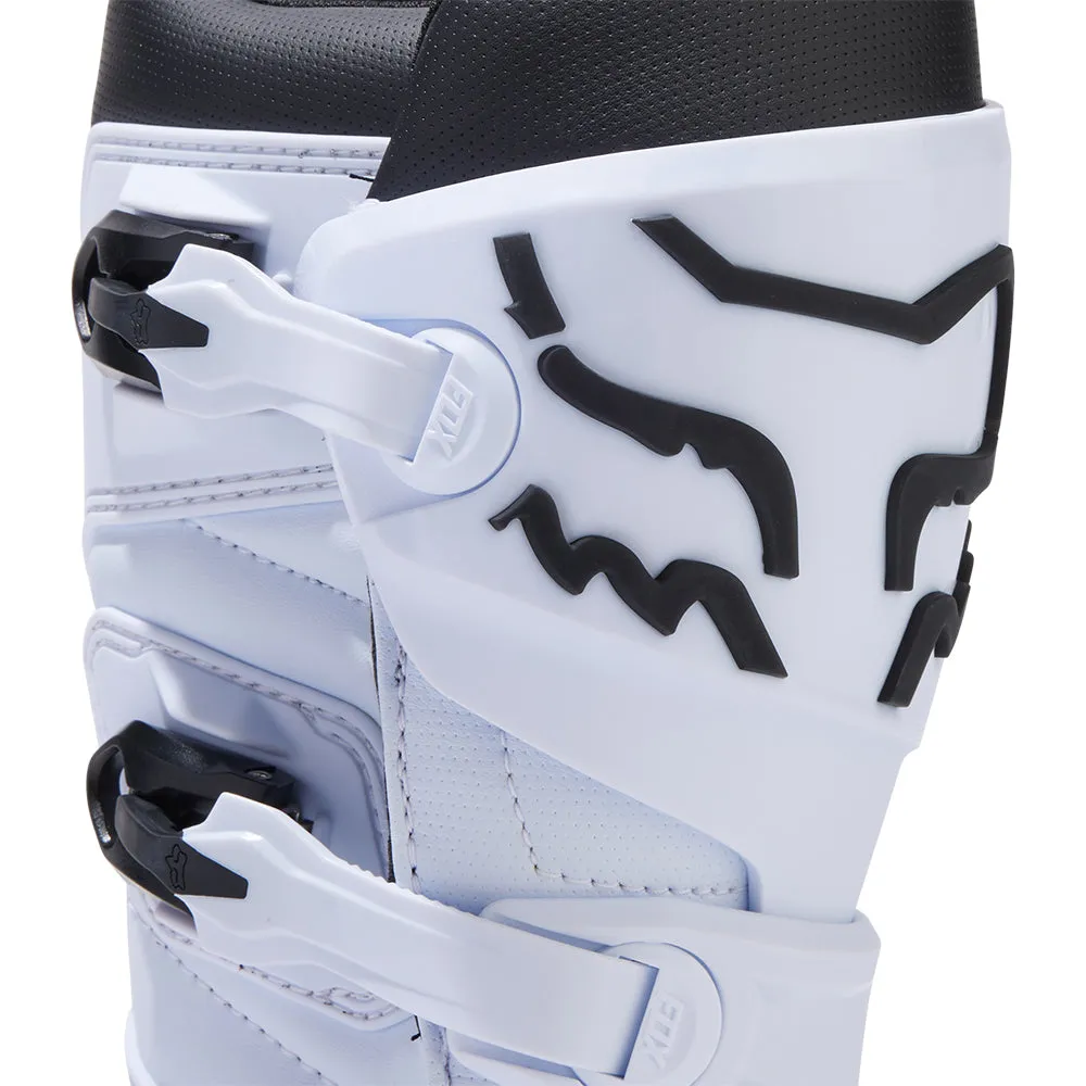 FOX YOUTH COMP BOOTS [WHITE]