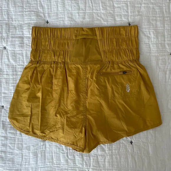 FP Movement by Free People The Noiseless Way Home Shorts in Turmeric Size S NWOT