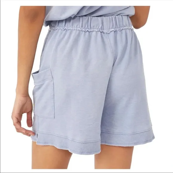 Free People Cozy Girl Shorts- Sea Foam