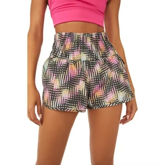 Free People Movement The Way Home Shorts Euphoria Print Size M