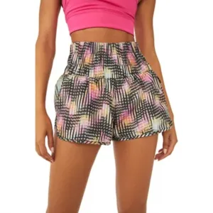 Free People Movement The Way Home Shorts Euphoria Print Size M