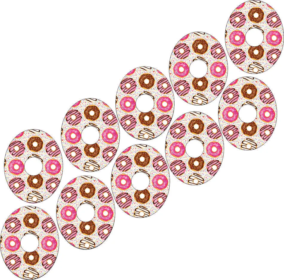 Freestyle Libre Donut Design Patches 10 pack